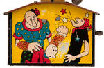 POPEYE & OLIVE OYL ON ROOF MARX WIND-UP TOY VARIETY .