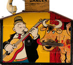 POPEYE & OLIVE OYL ON ROOF MARX WIND-UP TOY VARIETY .