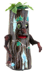 MARX WHISTLING SPOOKY KOOKY TREE BATTERY OPERATED TOY.