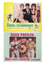 ELVIS PRESLEY "EASY COME, EASY GO/CLAMBAKE" LOBBY CARD SETS.