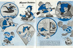 WALT DISNEY STUDIO-DESIGNED INSIGNIA RELATED EPHEMERA LOT.