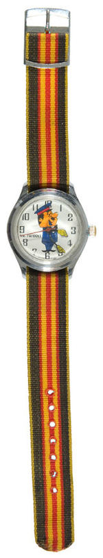 WALLY GATOR CHARACTER “MR. TWIDDLE” WRIST WATCH.