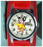 “MIGHTY MOUSE” BOXED WATCH BY BRADLEY.