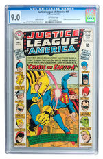 "JUSTICE LEAGUE OF AMERICA" #38 SEPT., 1965 CGC 9.0 OFF-WHITE PAGES.