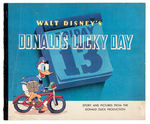 "DONALD'S LUCKY DAY"  SOFTCOVER BOOK.