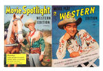 ROY ROGERS WESTERN MOVIE MAGAZINES.