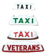 "TAXI/VETERANS" CAR TOPPERS.