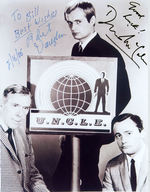 THE MAN FROM U.N.C.L.E. CAST-SIGNED PHOTO.