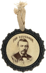 ROOSEVELT AND PENNYPACKER FOR GOVERNOR CELLULOIDS ON HEAVY METAL SUSPENSION.