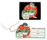 LONG-BILLED DONALD DUCK CHRISTMAS SEALS/GIFT TAG.