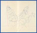 SILLY SYMPHONIES - MOTHER GOOSE GOES HOLLYWOOD DRAWING PAIR FEATURING JOE E. BROWN.