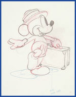 SOCIETY DOG SHOW PRODUCTION DRAWING FEATURING MICKEY MOUSE.