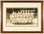 THE TOLEDO MUD HENS 1929 FRAMED VINTAGE PHOTO.