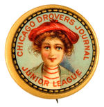 "CHICAGO DROVERS JOURNAL JUNIOR LEAGUE" BEAUTIFUL MULTICOLOR.