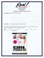 SPICE GIRLS BAND-SIGNED PRESS BOOK.