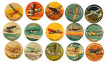 AIRPLANE BUTTONS ISSUED BY YANK JUNIOR CLOTHING.