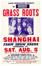 “GRASS ROOTS” CONCERT POSTER.