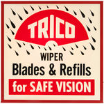 "TRICO WIPER BLADES & REFILLS FOR SAFE VISION" LIGHTED ADVERTISING DISPLAY.