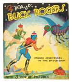 "THE 'POP-UP' BUCK ROGERS STRANGE ADVENTURES IN THE SPIDER SHIP" HARDCOVER.