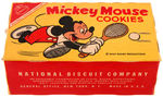 "MICKEY MOUSE COOKIES" BOX W/TENNIS THEME.