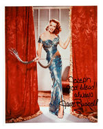 JANE RUSSELL SIGNED PHOTO.