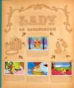 "LADY & THE TRAMP/BAMBI/DUMBO" COMPLETE DANISH HARDCOVER CARD ALBUM.