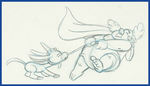 FANTASIA - THE PASTORAL SYMPHONY LAYOUT DRAWING.