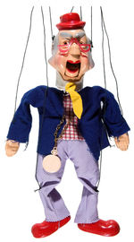 "A HOWDY DOODY MARIONETTE" BOXED MR. BLUSTER.