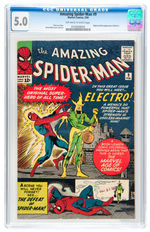 THE AMAZING SPIDER-MAN CGC LOT OF THREE.