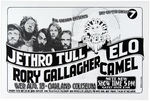 BILL GRAHAM "DAY ON THE GREEN" #7 CONCERT POSTER FEATURING JETHRO TULL & ELO.