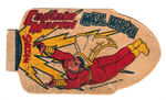 CARDBOARD ADVERTISING AND PREMIUM WHISTLES FOR CRACKER JACK, SHOES, CAPTAIN MARVEL.