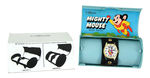 "MIGHTY MOUSE" BOXED WATCH BY BRADLEY.