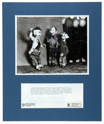 HOWDY DOODY SHOW "THE AGE OF TELEVISION" RECORD ALBUM PRESS RELEASE DISPLAY.