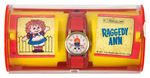 "RAGGEDY ANN" BOXED WATCH BY BRADLEY.