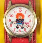 "RAGGEDY ANN" BOXED WATCH BY BRADLEY.