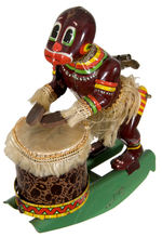 CALYPSO JOE THE DRUMMER TIN WIND-UP TOY BY TPS.