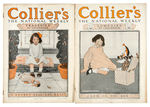 SIXTEEN ISSUES OF "COLLIERS THE NATIONAL WEEKLY” MAGAZINES WITH JESSIE WILLCOX SMITH COVERS.