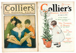 SIXTEEN ISSUES OF "COLLIERS THE NATIONAL WEEKLY” MAGAZINES WITH JESSIE WILLCOX SMITH COVERS.