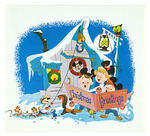 DISNEY STUDIO CHRISTMAS CARD FOR 1955.