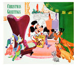 DISNEY STUDIO CHRISTMAS CARD FOR 1957.