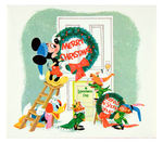 DISNEY STUDIO CHRISTMAS CARD FOR 1958.