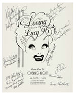 LUCILLE BALL 1996 CONVENTION PROGRAM SIGNED BY 15.