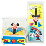 "MICKEY MOUSE TALKING TIME" STORE DISPLAY AND WATCH.