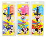 "DISNEY'S TALKING TIME" STORE DISPLAYS AND WATCHES.