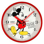 "MICKEY MOUSE LORUS" PROTOTYPE WALL CLOCK.