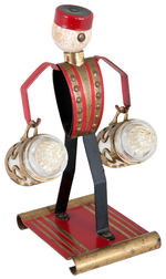 BELLHOP CARRYING SALT & PEPPER SET.