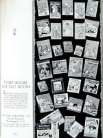 "WALT DISNEY CHARACTER MERCHANDISE 1938-1939" EXCEPTIONAL RETAILERS CATALOGUE.