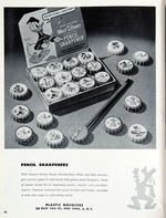 "WALT DISNEY CHARACTER MERCHANDISE 1947-1948" EXCEPTIONAL RETAILERS CATALOGUE.