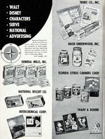 "WALT DISNEY CHARACTER MERCHANDISE 1947-1948" EXCEPTIONAL RETAILERS CATALOGUE.