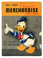 "WALT DISNEY CHARACTER MERCHANDISE 1947-1948" EXCEPTIONAL RETAILERS CATALOGUE.